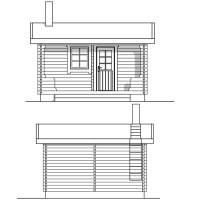 Баня из бруса 4.3